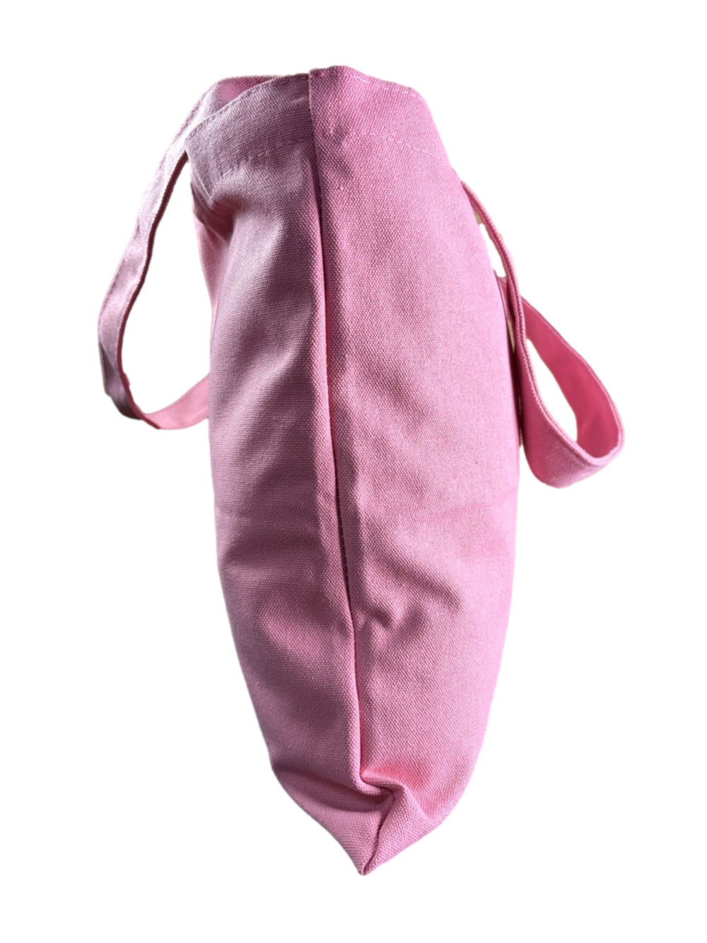 Valentino Garavani Pink Canvas Tote Bag Large Logo Shopper Reusable Luxury NWOT - Picture 2 of 11